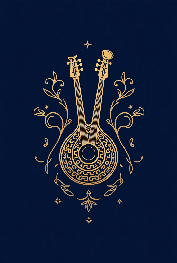 "Design a logo for a music company named
'Punjab Beats: Echoes of Heritage'. Colour should be golden . And logo should be classy