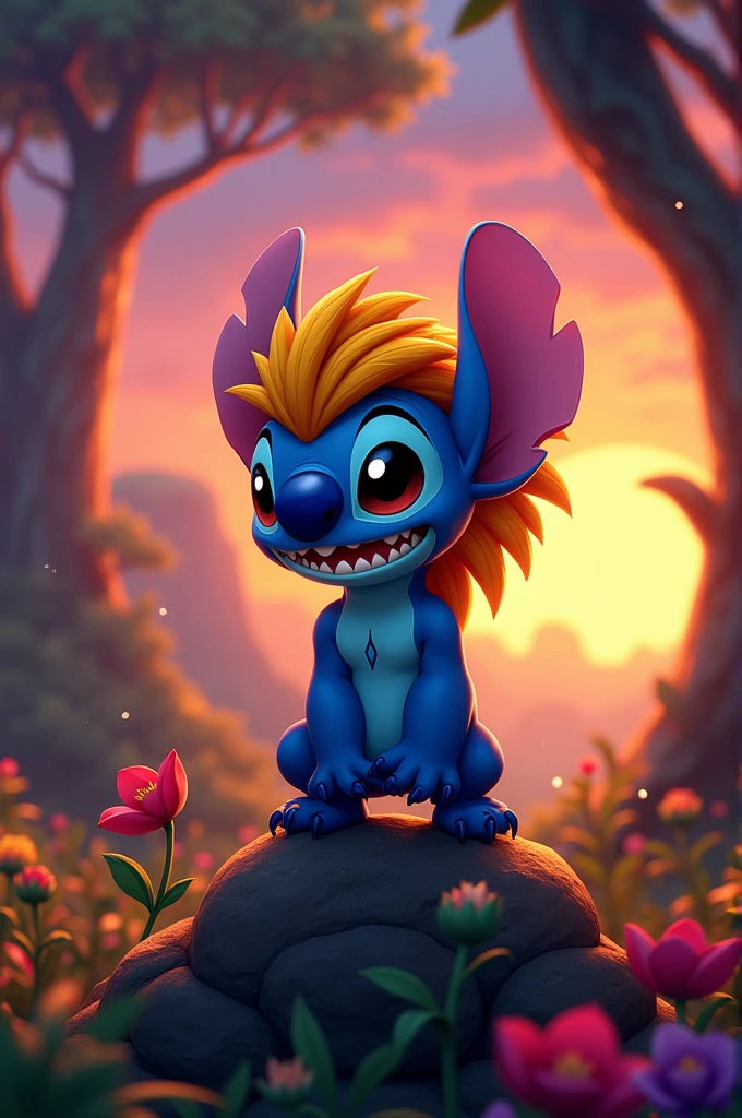 Animated stitch cosplaying disneys scar