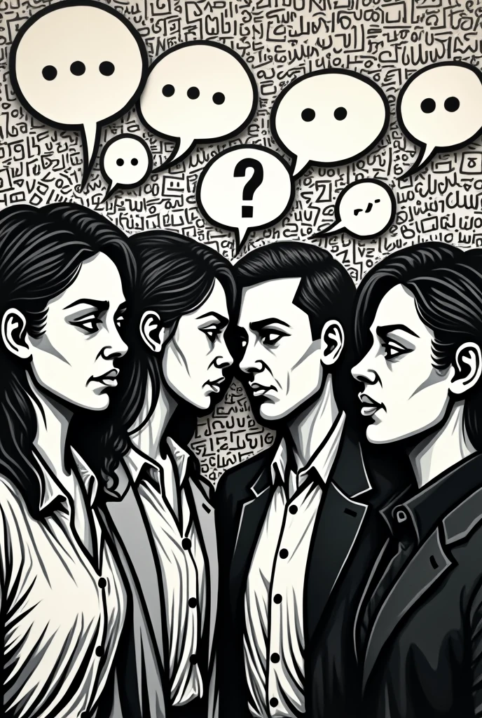 Woodcut Art of Linguistic Prejudice