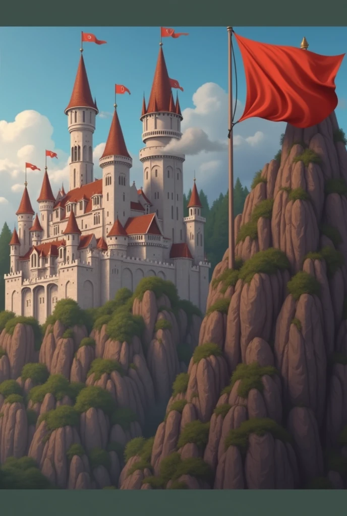 Castle red flag