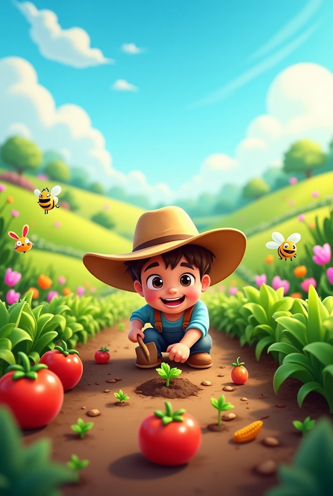 Vegetable planting game