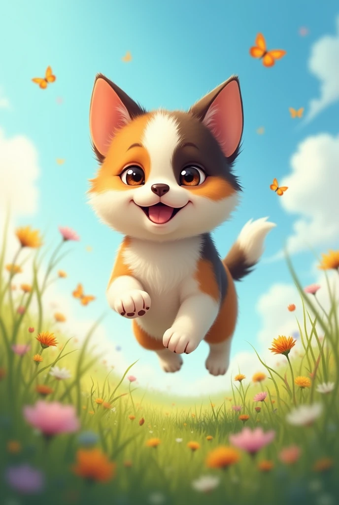 Make an image of a combination of a cat and a dog