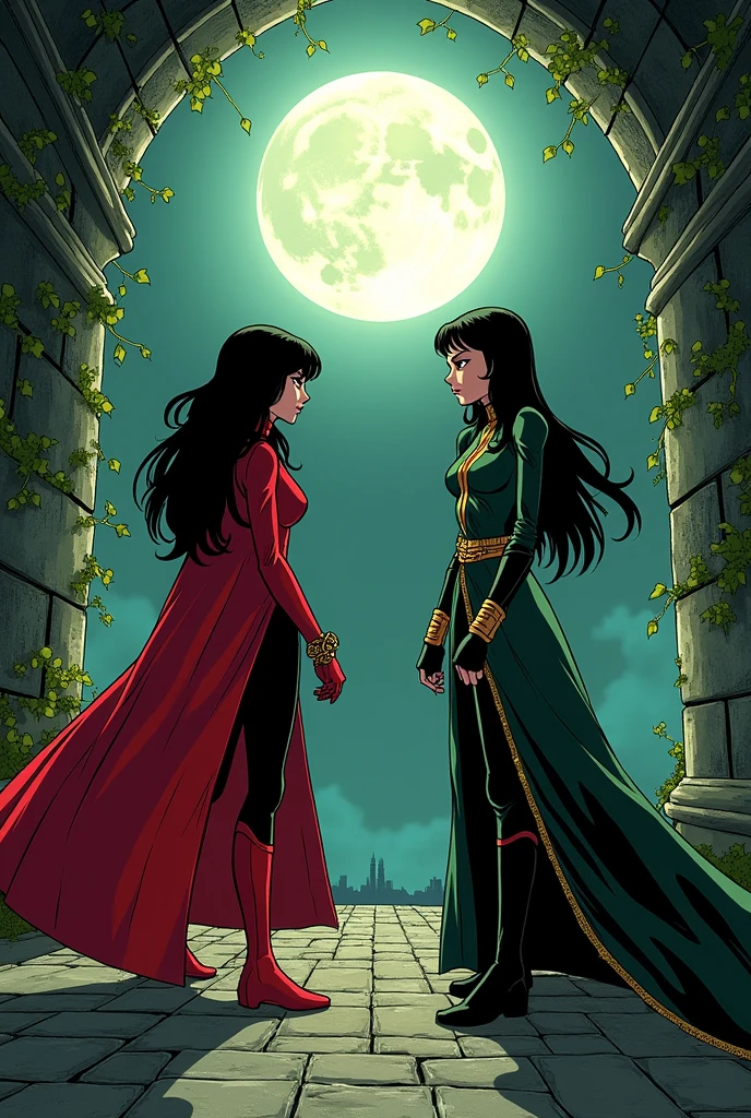 marinette dupain cheng and talia al ghul facing off