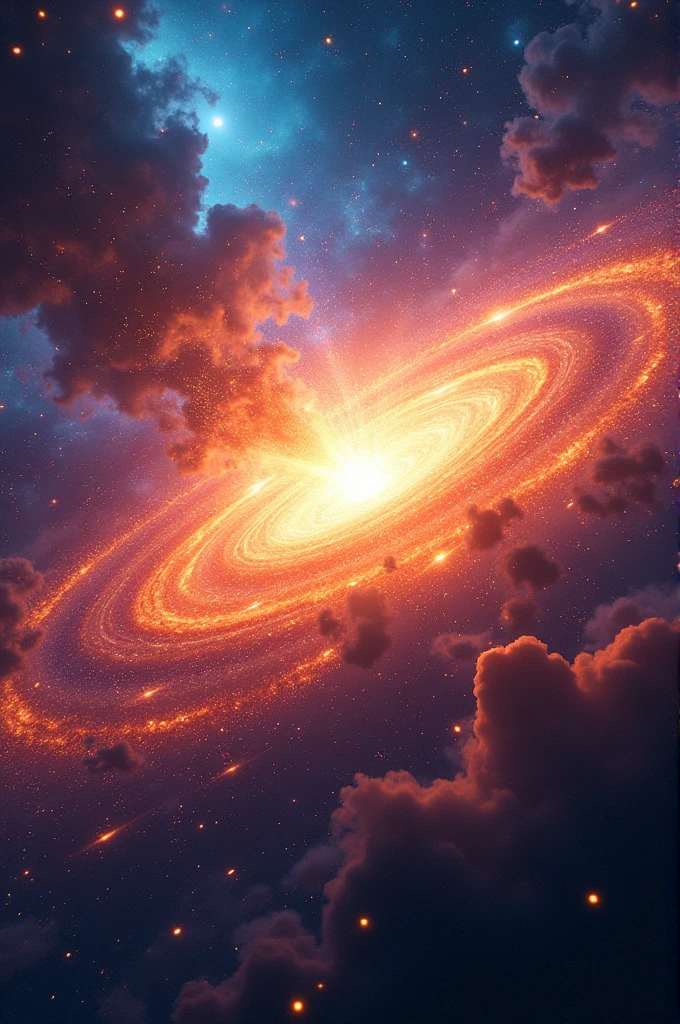 Create an image of the big bang
