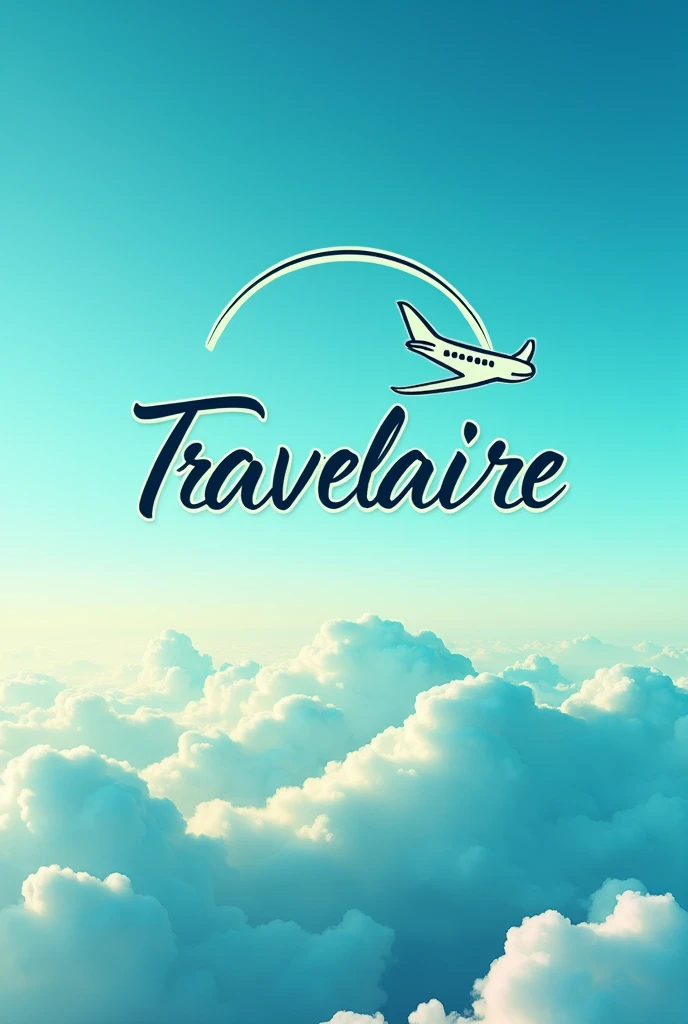Create a professional logo for my travel agency website "Travelaire"