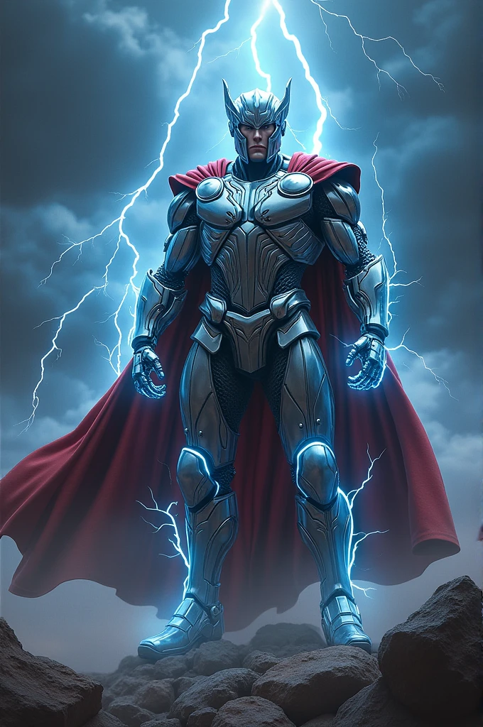 Thor in thunder form but replace thor with bot
