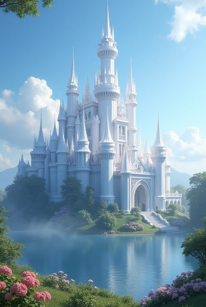 White Crystal European Castle。