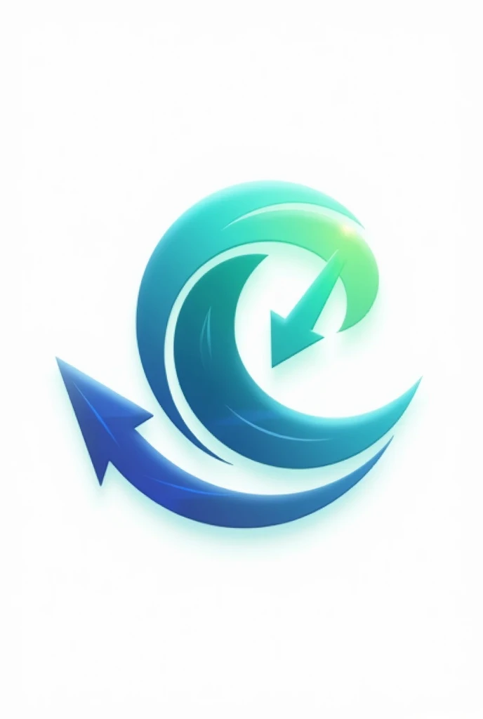 Creat a token or crypto logo wave