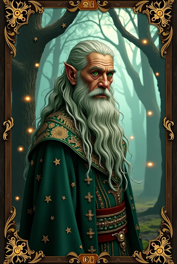 250-year-old wizard elf in wanted portrait