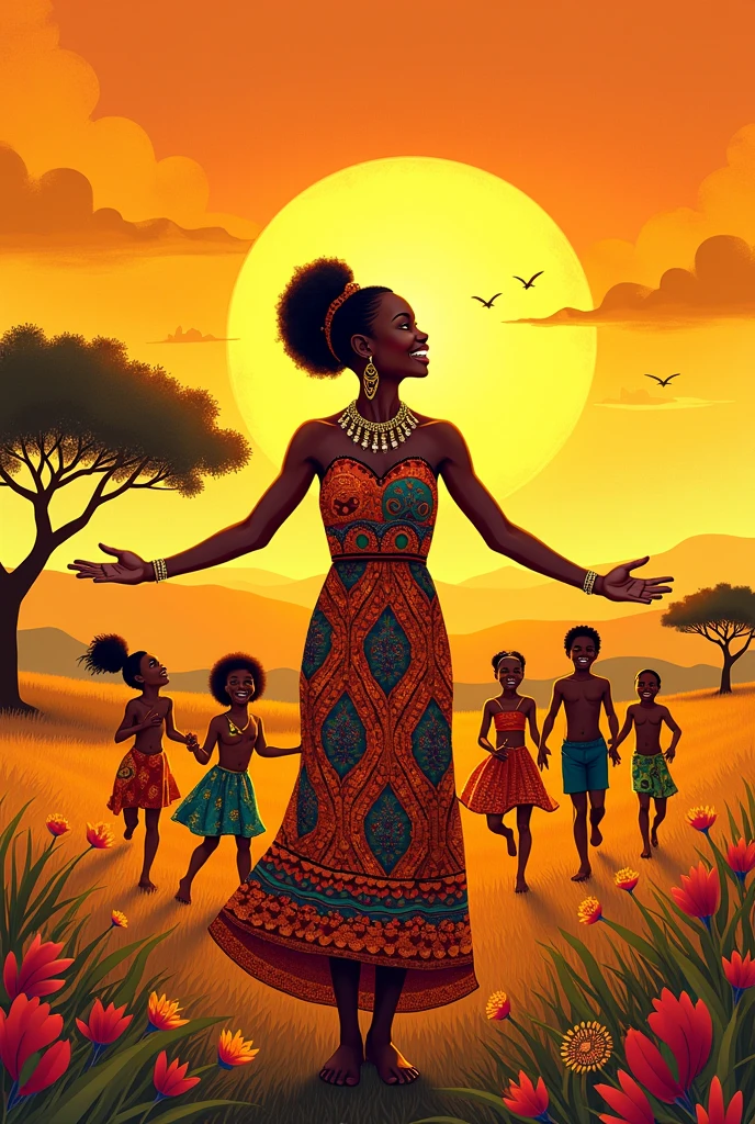 make an image about the word asante from african culture make another 
