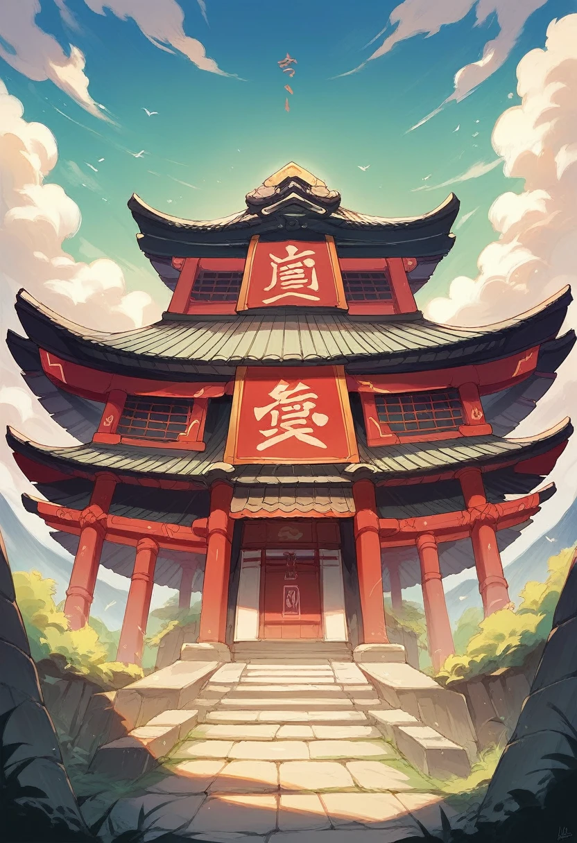 Have a battle between Satoru Gojo and Arataki Itto in a temple 