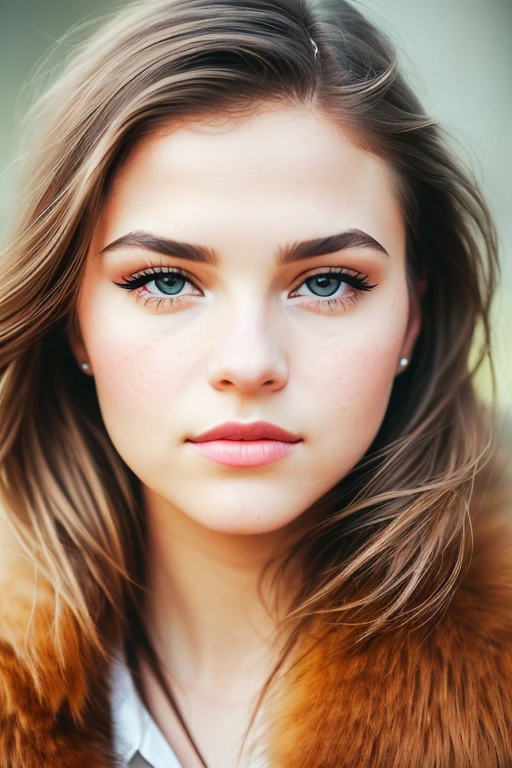 CRU, analog style, A stunning close-up portrait of a young man ((((Alyla Browne))) , Beautiful woman with striking features. She should have taken her time, Flying hair, a captivating look, and a seductive expression. The background should be neutral and simple, allowing the woman to be the focal point of the image. Por favor, pay attention to details, like the highlights and shadows on your face and hair, to create a realistic and lifelike image. Experiment with different lighting techniques to enhance the mood and atmosphere of your portrait.. The final product must be a masterpiece that captures the essence and beauty of the woman., ((highly detailed skin, fur details)), sharp focus, volumetric Fog, 8k, ultra HD, dslr, high qualiy, film grain, Fujifilm XT3