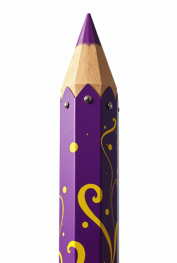On "DIFO FINANCE" Make a printed purple yellow and black colored pencil