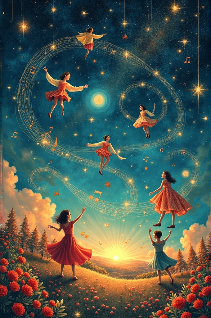If you want to create a visual representation of this song with images and text, it would be best to design it using a graphic design tool like Canva, Adobe Spark, or similar software. Here's how you can structure the poem with images and text in each section: