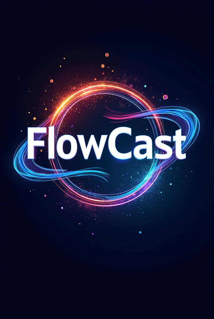 logo, FlowCast, streaming, movies, series, animes, sports games