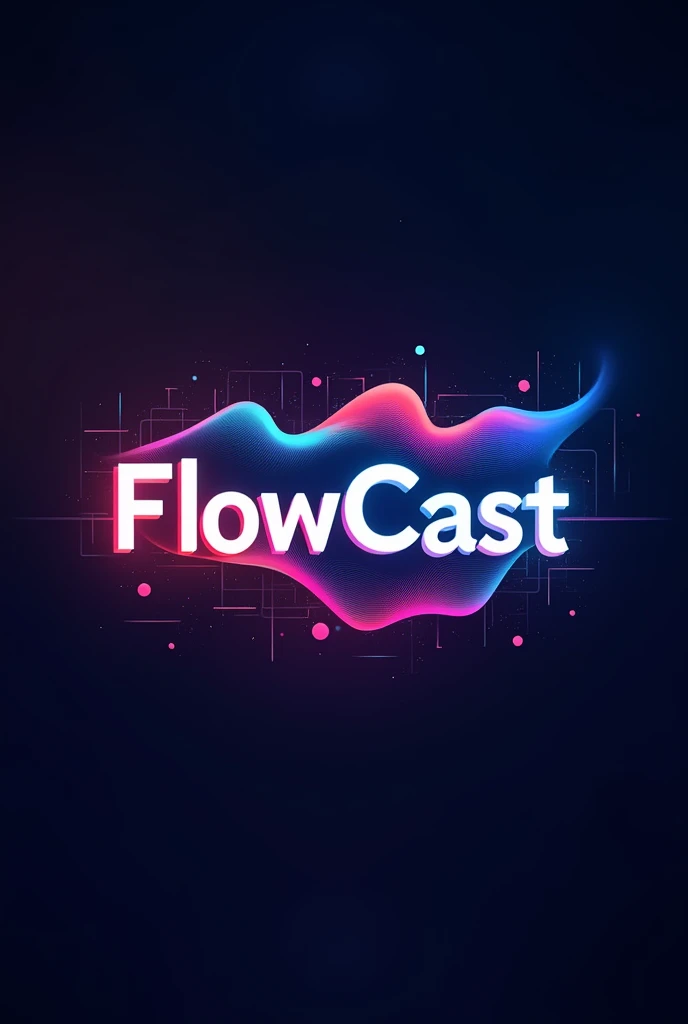 logo, FlowCast, streaming, movies, series, animes, sports games