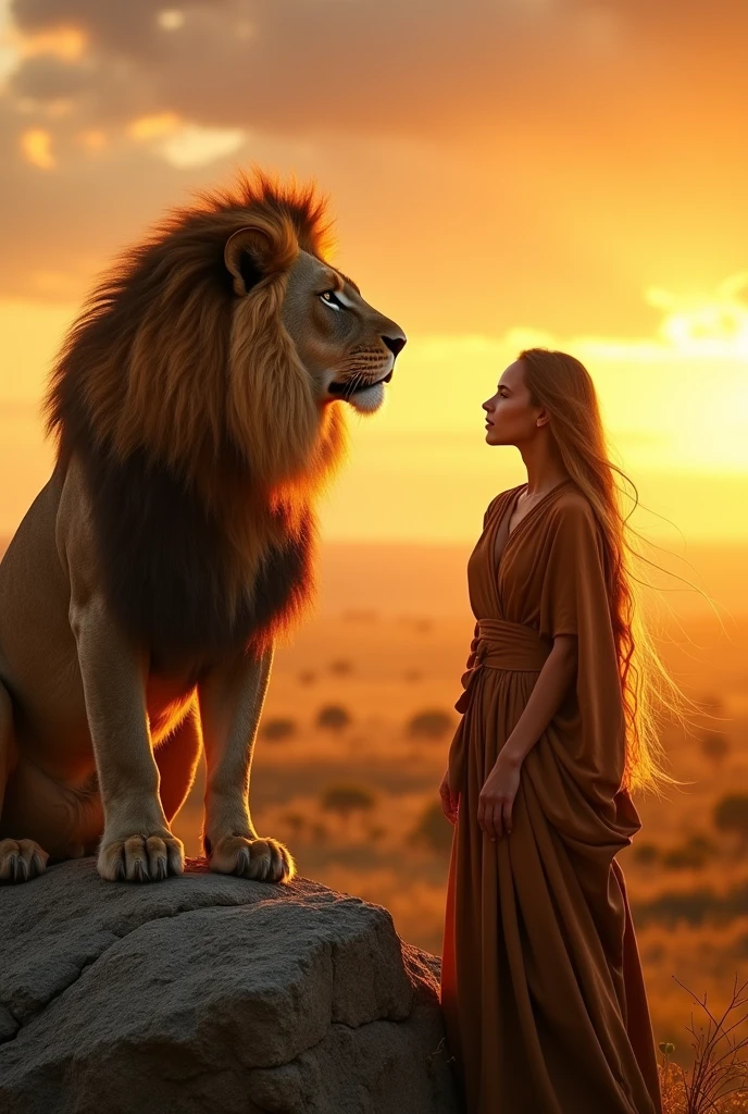 The lion of the tribe of Judah and the woman