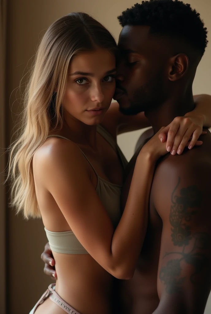 Teenager woman sex with a black man with big penis