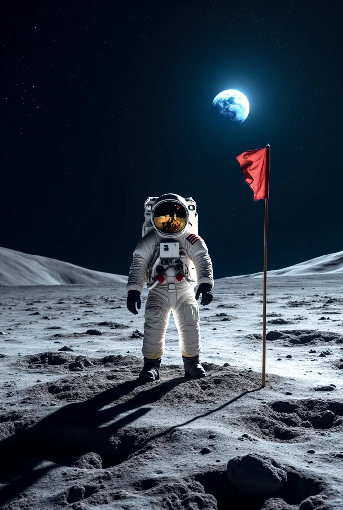 Man on moon