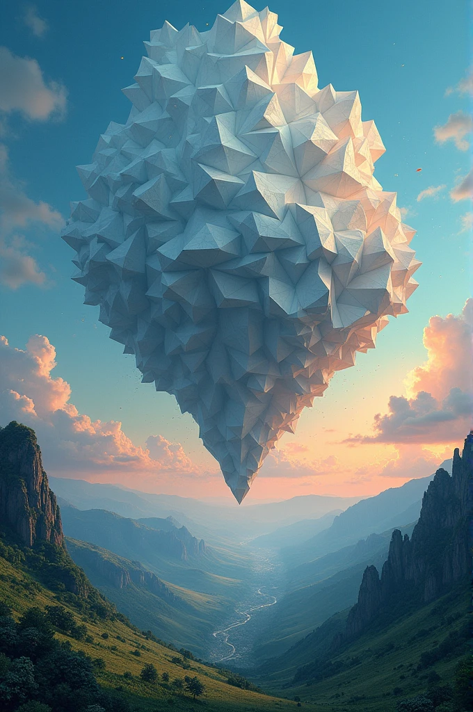 Paper meteor threatened to form the meteor