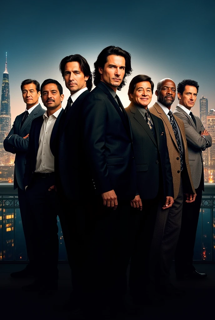 Keanu Reeves Tom Cruise Al Pacino Denzel Washington Jacky chan in one photo