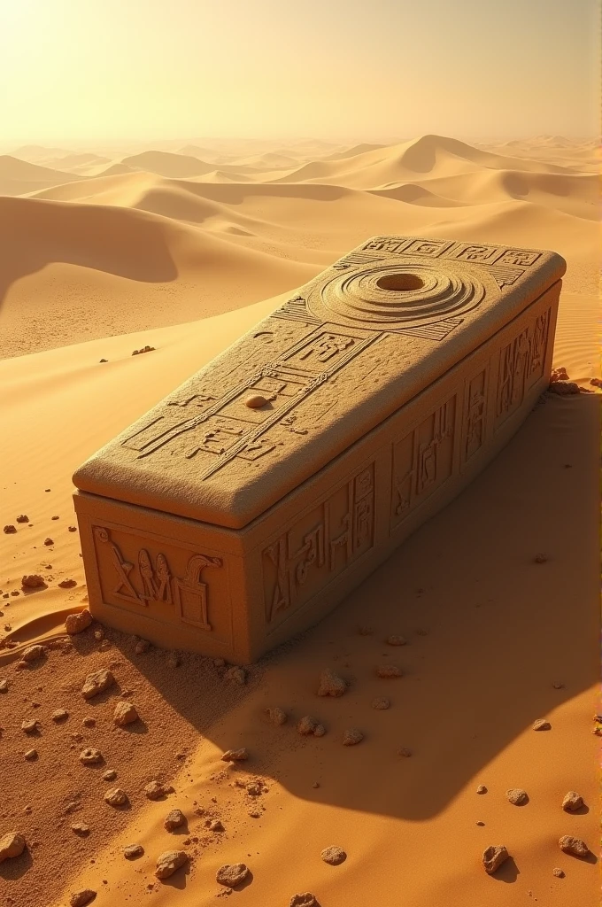 Sand coffin