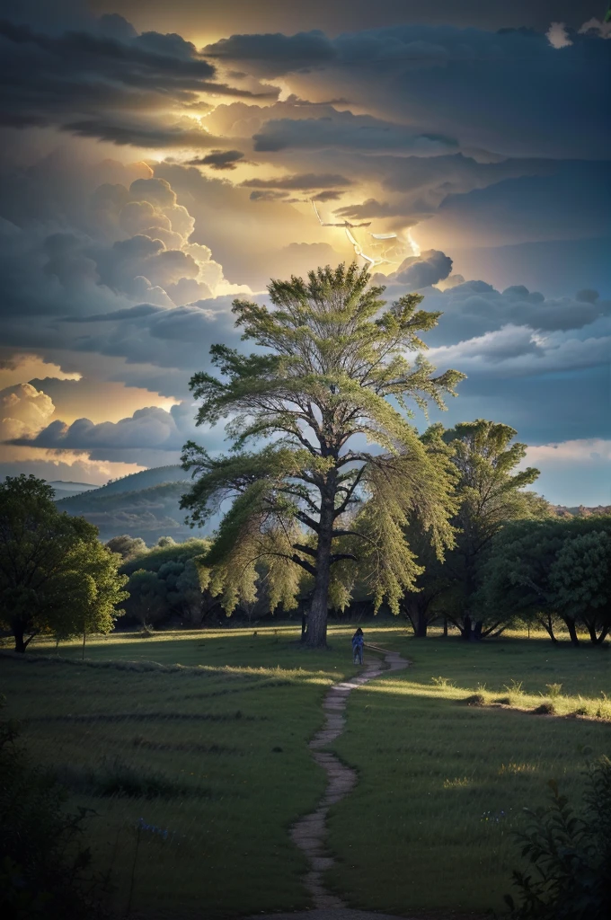 Árvore heavenly, big tree, paisaje, panorama, Path to Heaven, naturals, Cedar, Cedars do Líbano, forst, Rivers of water, Thunder light, Detailed Realistic FullHD Photorealism, majestic, appealing, fire, villany, thunder, Sky thunder, Man's Back, man walking, Running, Path to Sky, Sky Path, mascle, Door, photorrealistic 6K, Detailed UltraHD, detailed colors 8k, Elegant beauty, floor, stele, lightning strikes, heavens, céu Godlike, tempest, Towards the heavens, heavenly, Godlike, photorrealistic, Rendering, 4K, 8k, detailed textures, detailed shadows, padoru, detailed colors, God's Heaven, UltraHD 16K Details, Texturas photorrealistics de 16K, detailed sharpness 16K, detailed sharpness, detailed colors, realistic shadows, ultra realistic textures, High power, natural beautifuls, natural colors, realistic contrast, Texturas photorrealistics, detailed colors, lifelike colors, detailed shadows, Textuta photorrealistic FullHD, Sombras photorrealistics 8k, HD photorrealistic, Detalhes ultra-realistas de 8k, Cor photorrealistic 4K, Detailed FullHD Lights, Texturas Detalhadas photorrealistics 8k, Nitidez photorrealistic, villany, 4k detailed, ultra detaild, realistic contrast de 8k, detailed sharpness, cores Ultra HD, Man's Path, Man's in The Path, Man Walking in the Path, chic,