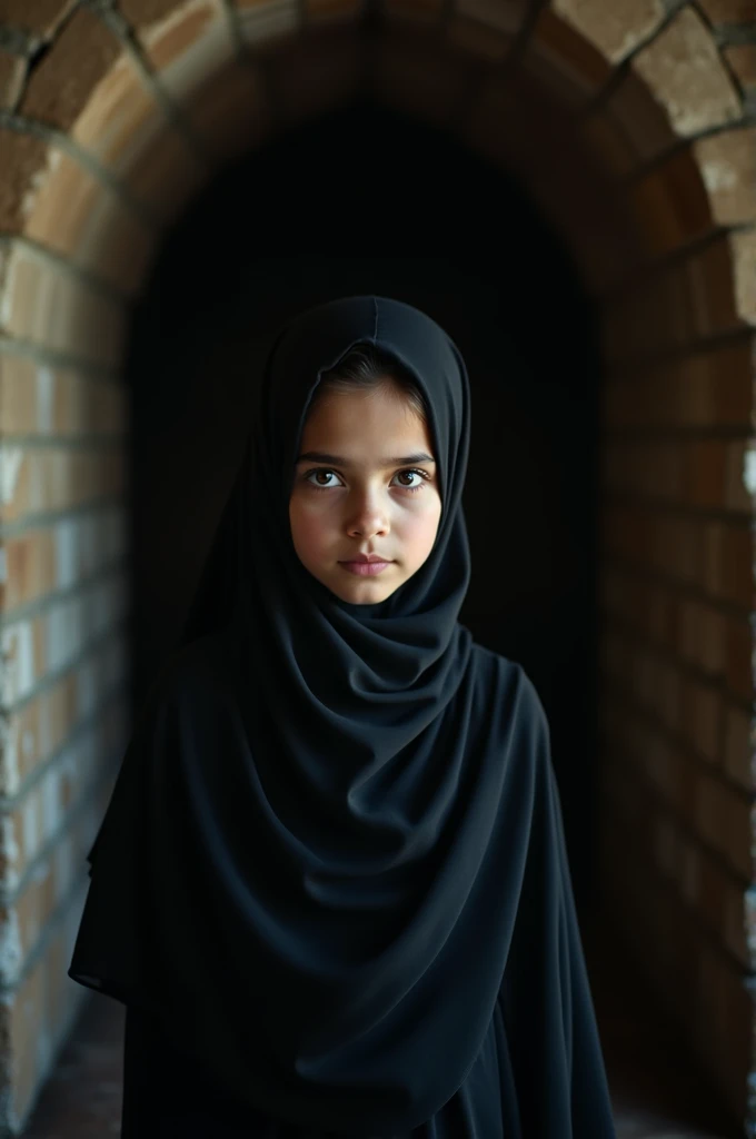 Dark theme, Muslim girl, beautiful eyes, reality 