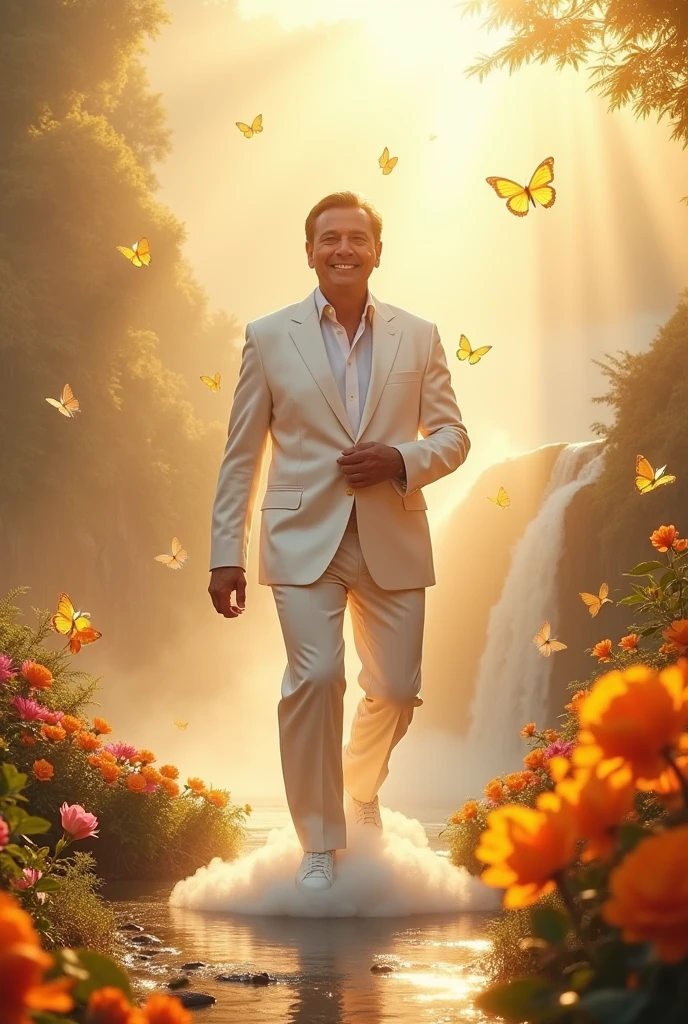 Silvio Santos arriving in paradise after his death !