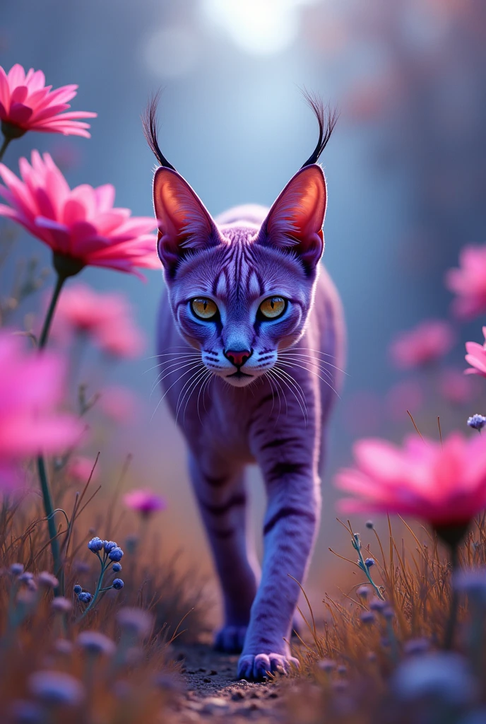 Purple caracal