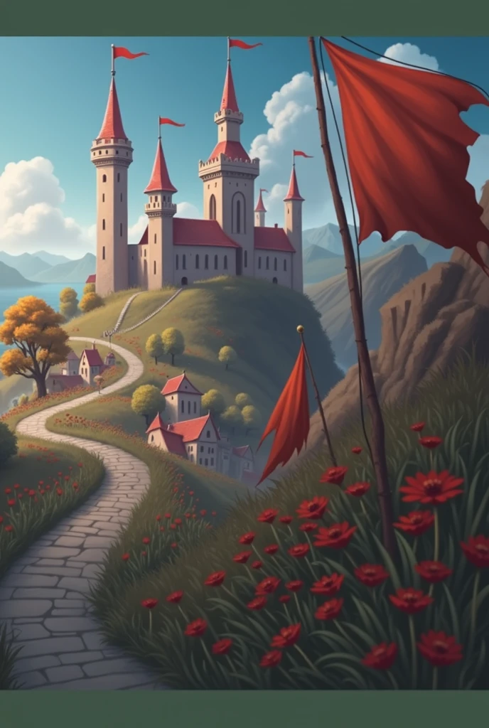 Kingdom, Castle red flag, path