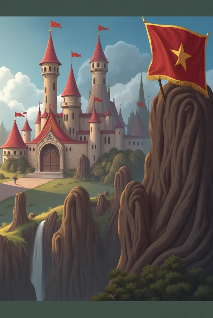 Kingdom, Castle red flag, path