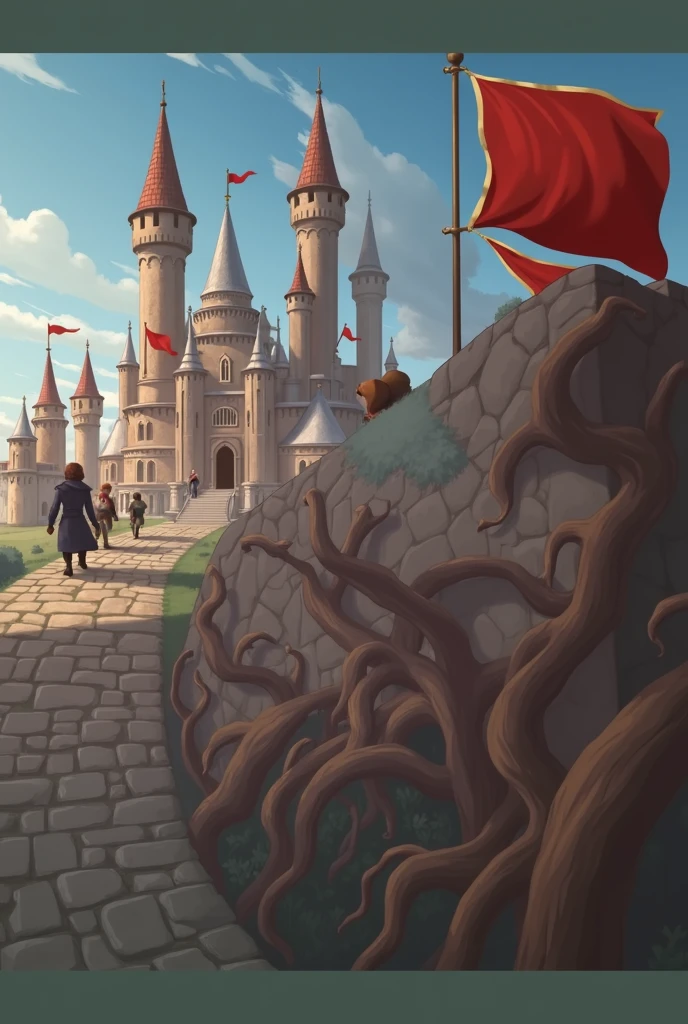 Kingdom, Castle red flag, path