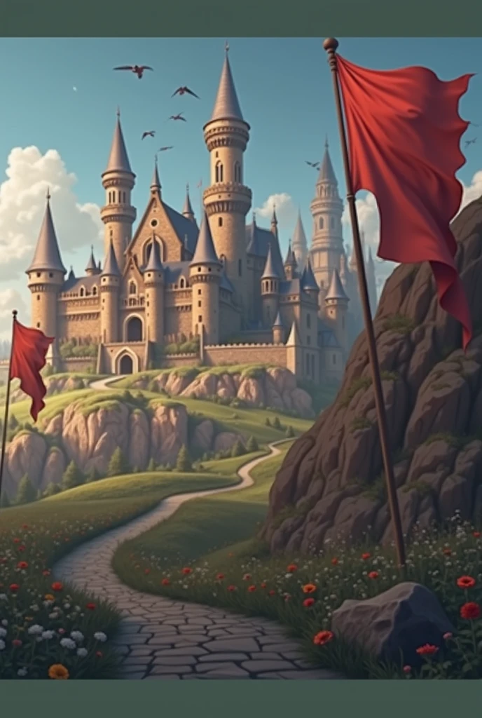 Kingdom, Castle red flag, path