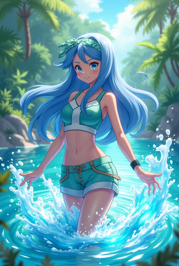 I need a picture of Kasumi (pokemon) with water powers