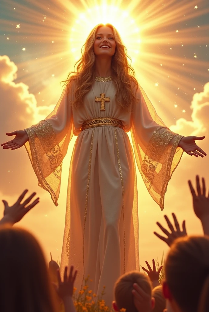 Hannah Montana if she were Jesus Christ