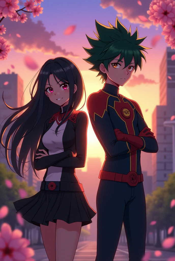 Kurumi Tokisaki and Izuku Midoriya