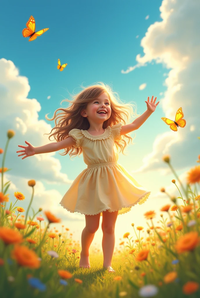 Youthful image that demonstrates gratitude