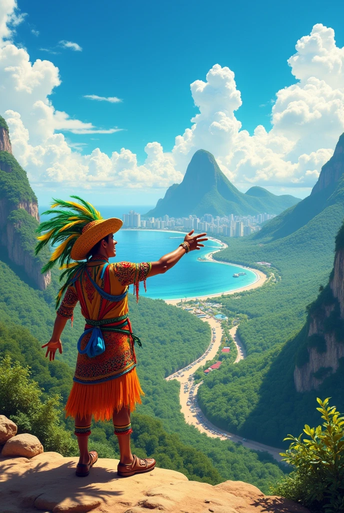 An incredible image of Brazil with the caption News and curiosities history and motivation
