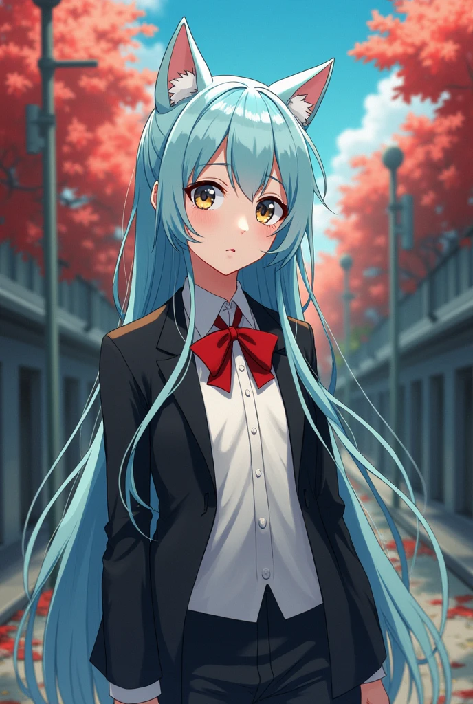 A photo in the anime style of Bungo Stray Dogs + +