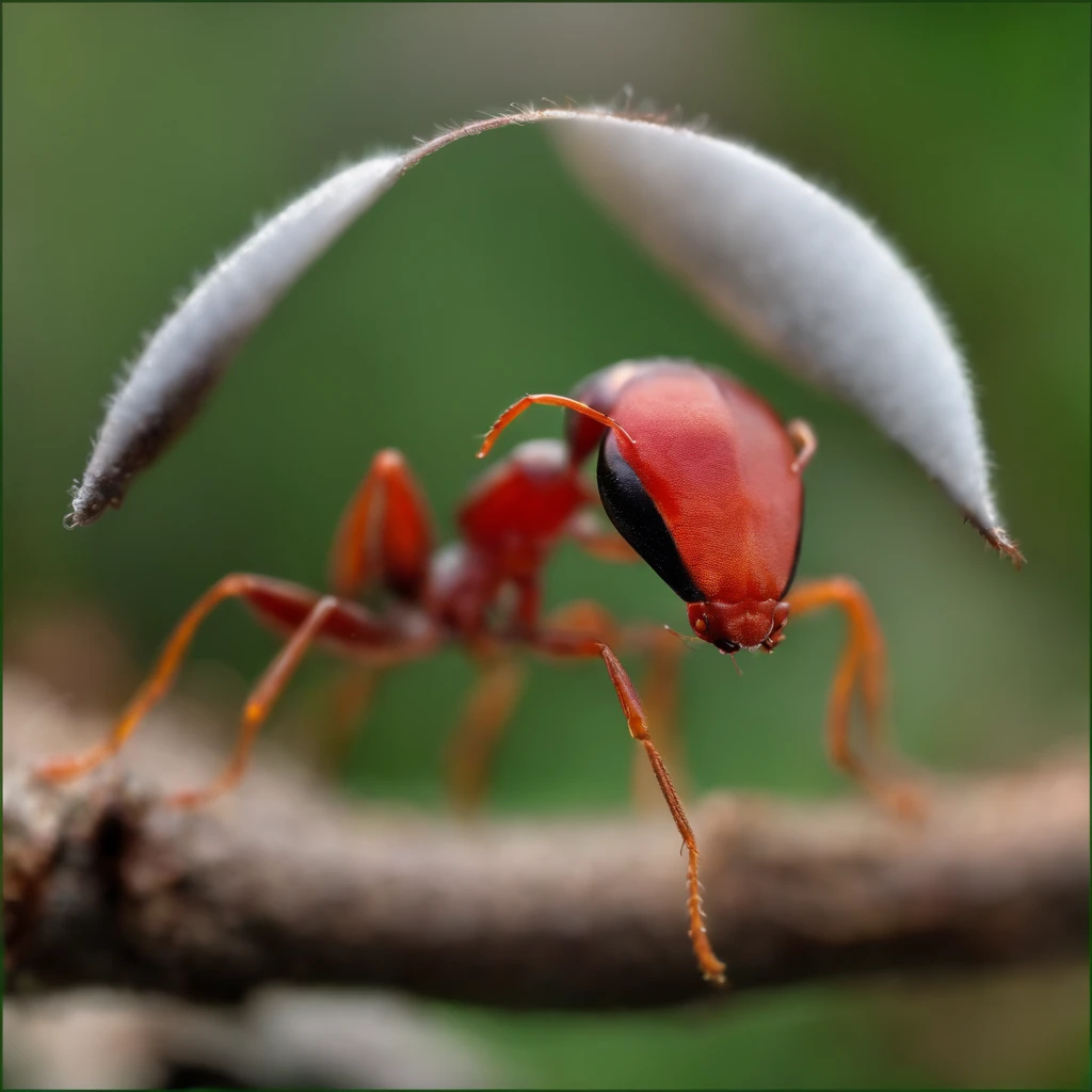 Ant with cap