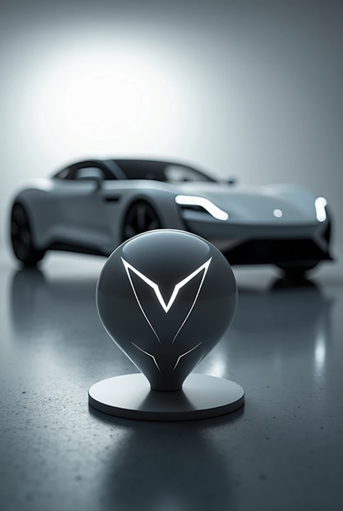 The MAXEN logo with a basic car in the background and a silver background