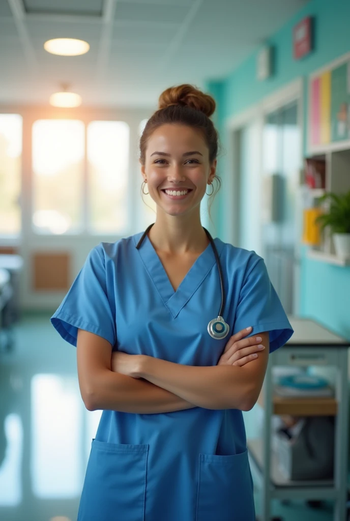 Create an image for a nursing social media profile 