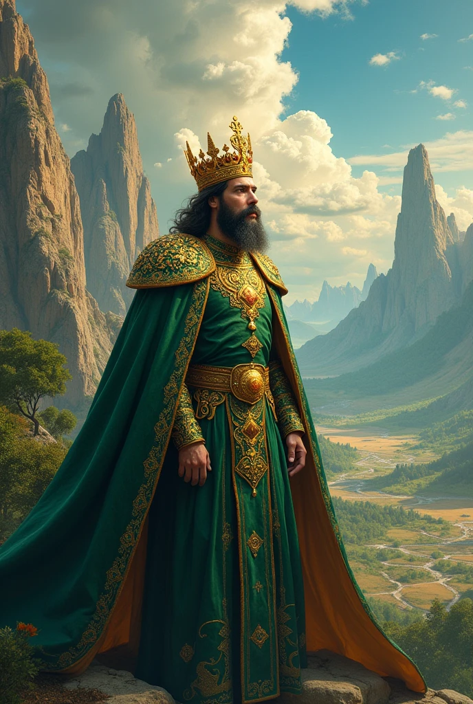 Agantuk the Continent Maker text book cover with a king