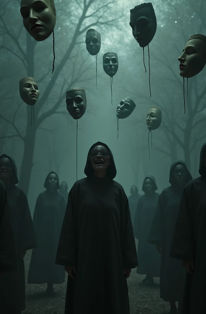 masks falling