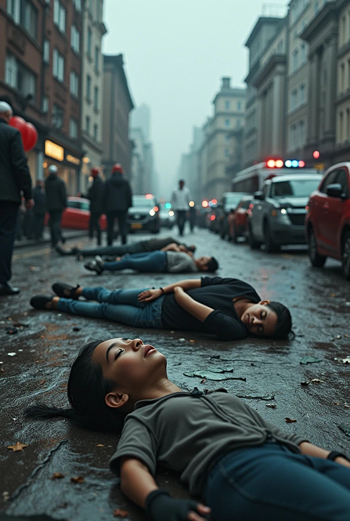People who died on the ground in an accident