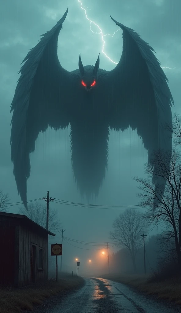 The Mothman is watching, and his appearance is a sign of impending doom.