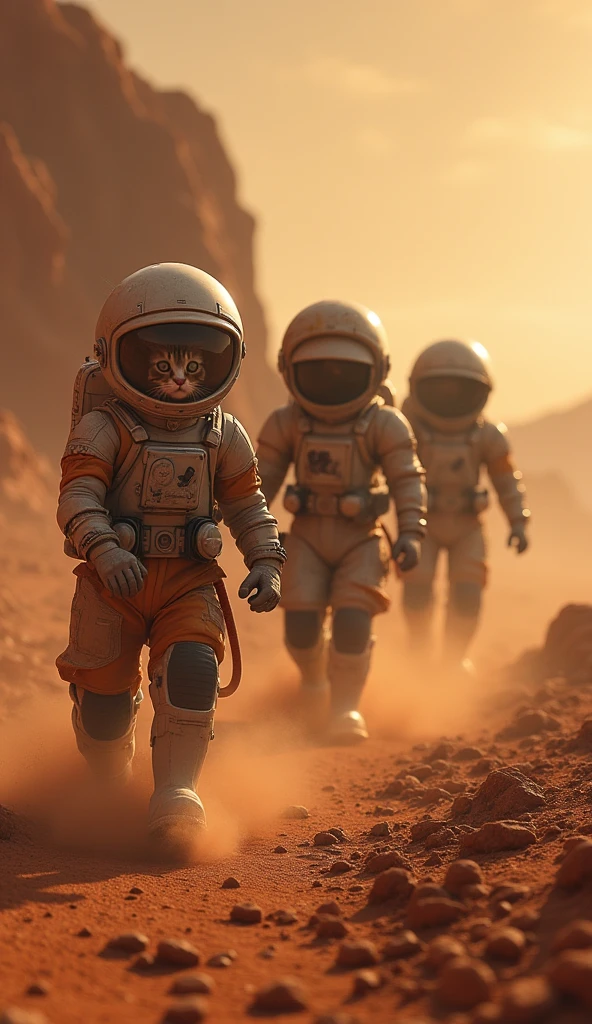 Quality of Photo　ultra-real ((Cat 3 horses))　astronaut cat　EXPLORATION OF MARS　((Spaceship repair)middle))　touch here　Similar to Armageddon