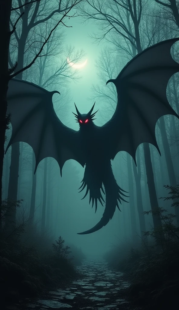 They say I first appeared in the 1960s, a creature with large wings, glowing red eyes, and a presence that filled those who saw me with dread