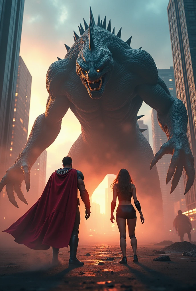 Monsters appear in various movies, television and cartoons, and heroes firmly occupy the leading role.